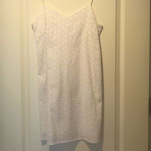 Rag & Bone White Eyelet Sundress Casual Dress
